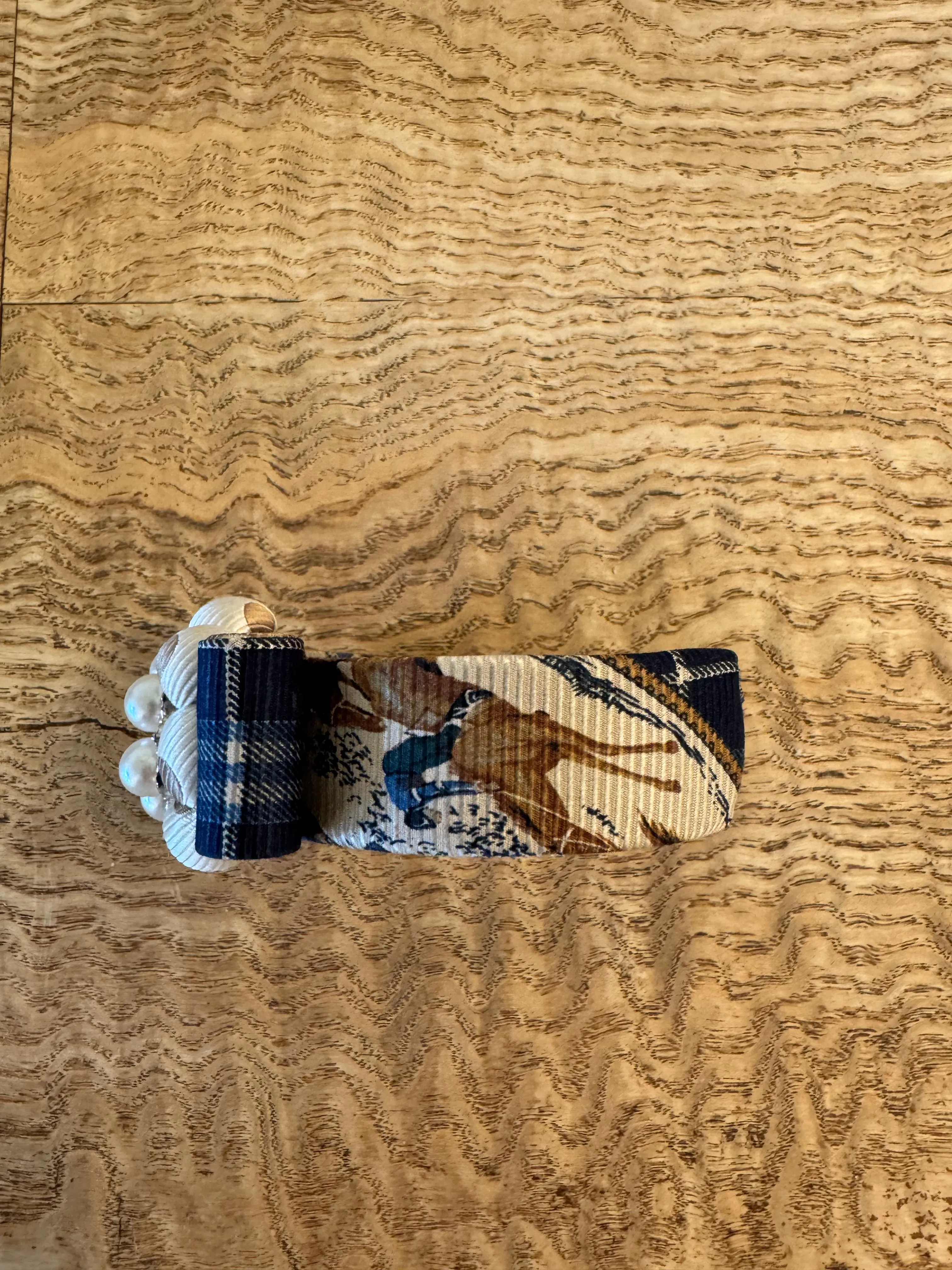 Vintage Scarf Cuff