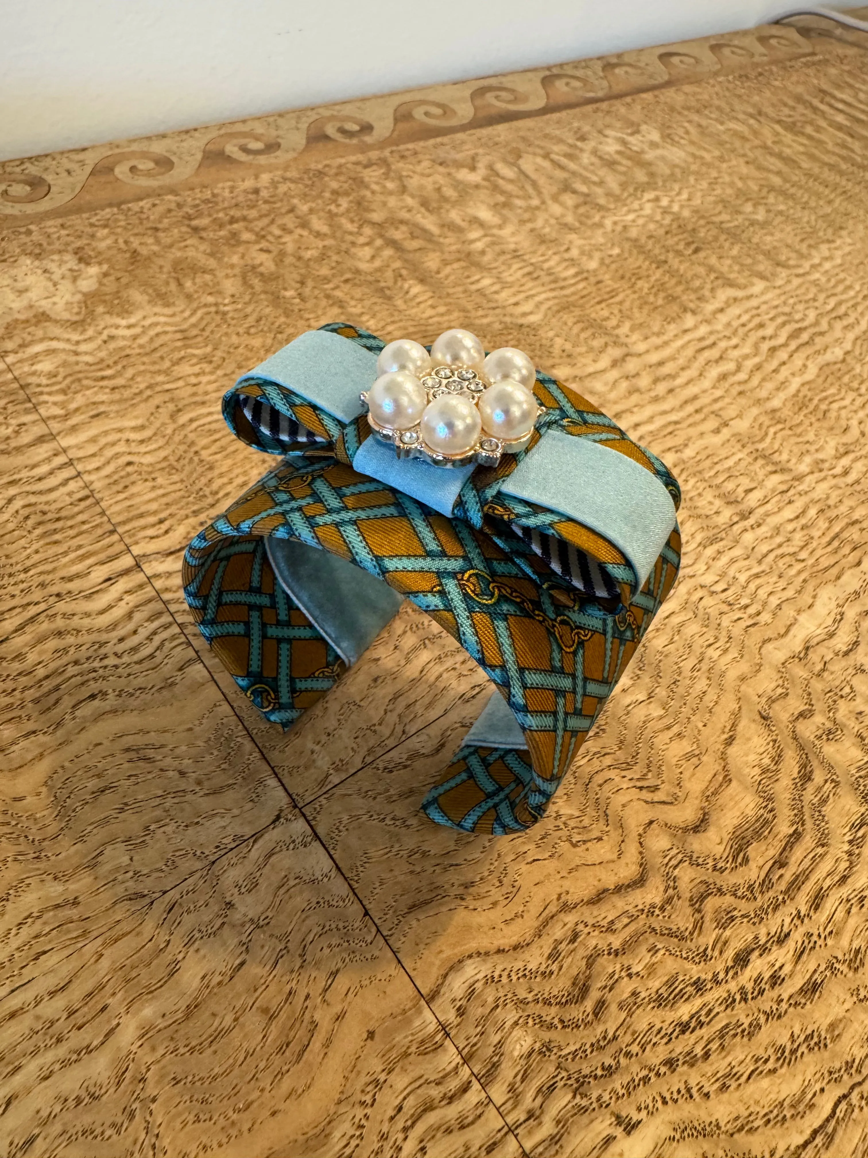 Vintage Scarf Cuff