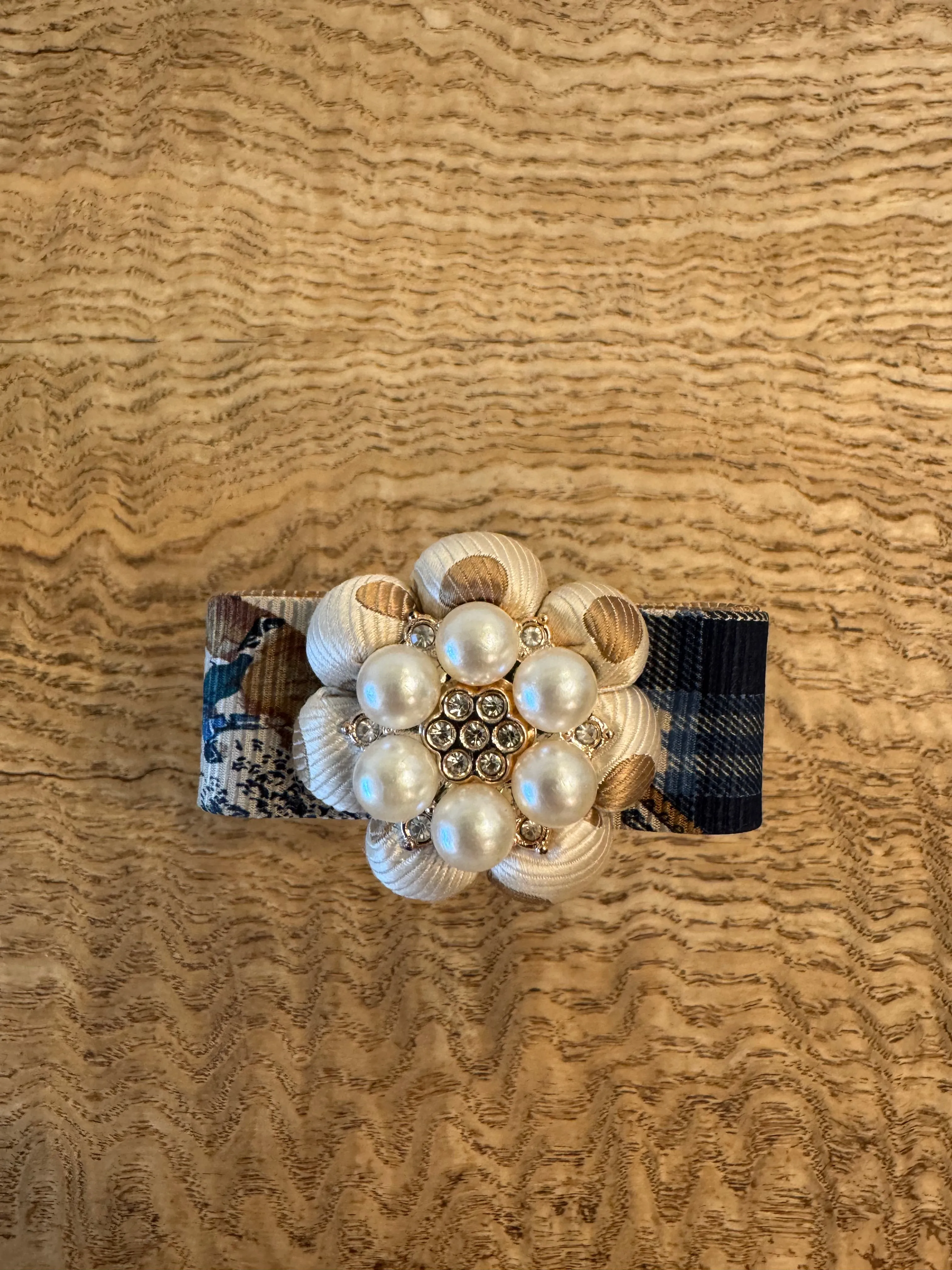 Vintage Scarf Cuff
