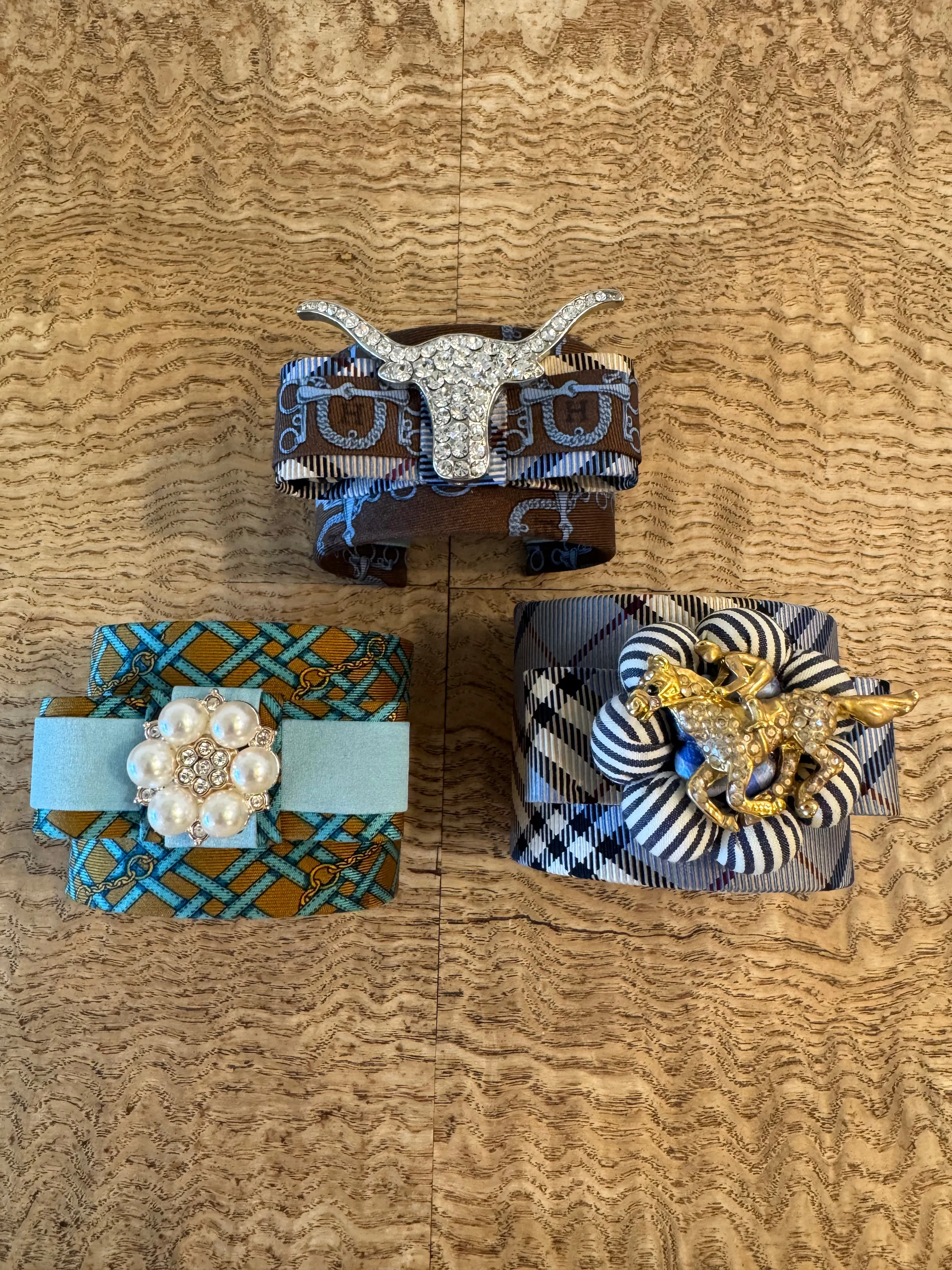 Vintage Scarf Cuff