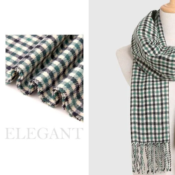 Warm Plaid Scarves