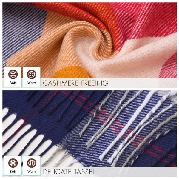 Warm Plaid Scarves