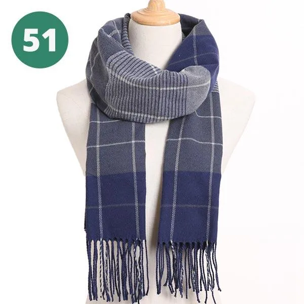 Warm Plaid Scarves