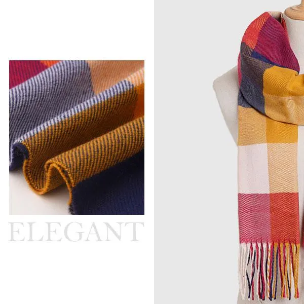 Warm Plaid Scarves