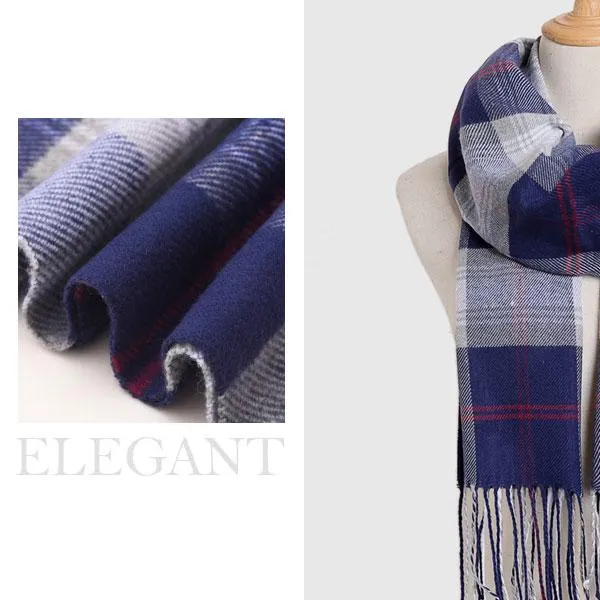 Warm Plaid Scarves