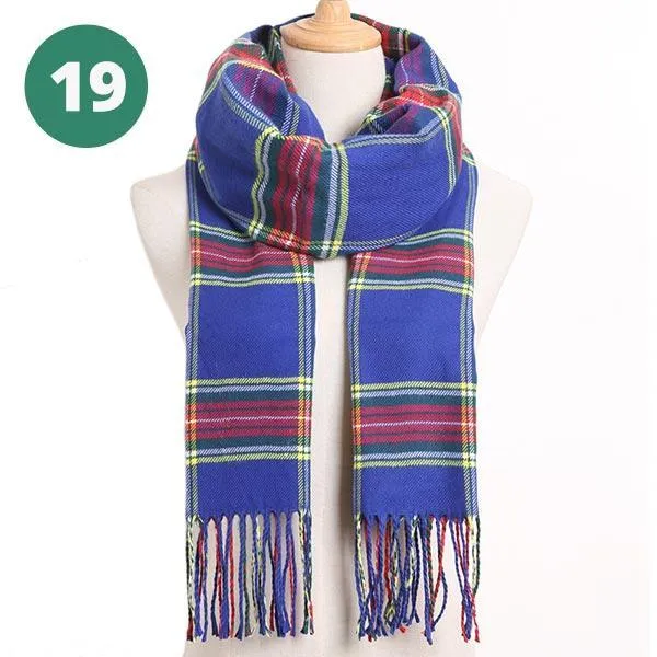 Warm Plaid Scarves