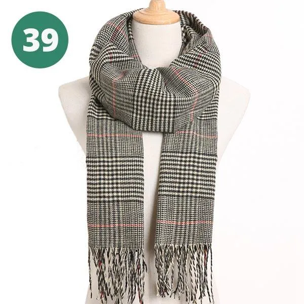 Warm Plaid Scarves