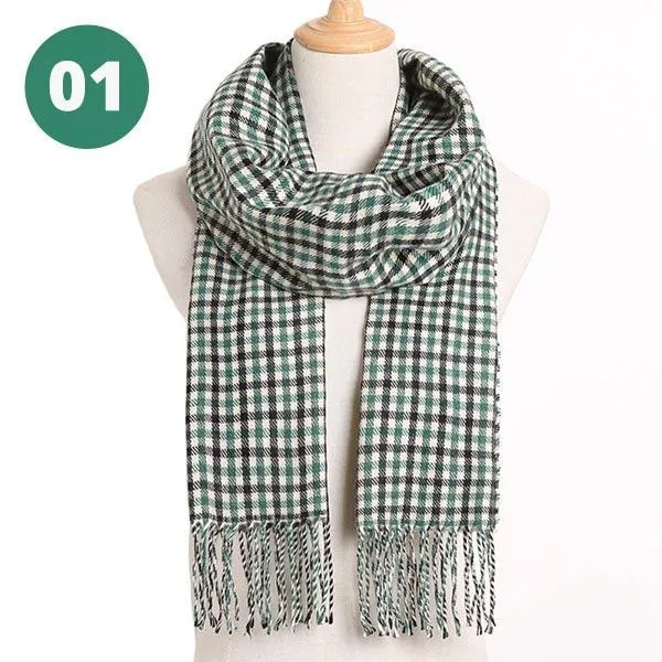Warm Plaid Scarves