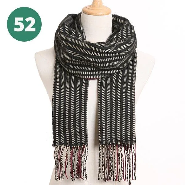 Warm Plaid Scarves