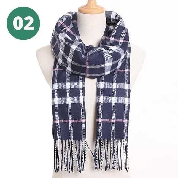 Warm Plaid Scarves