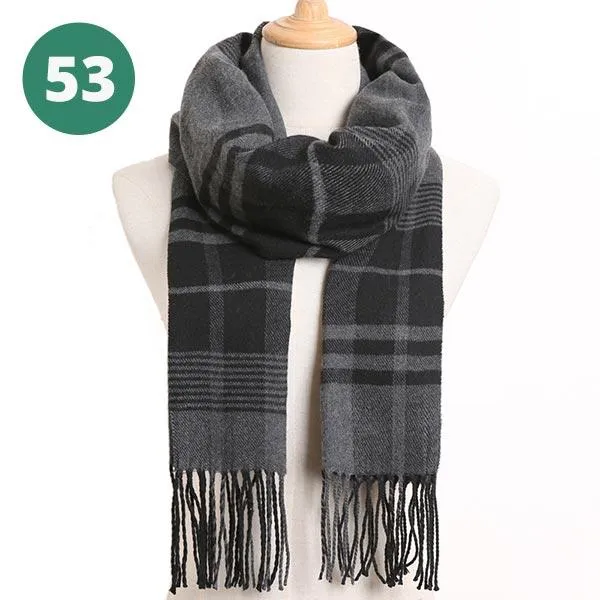 Warm Plaid Scarves