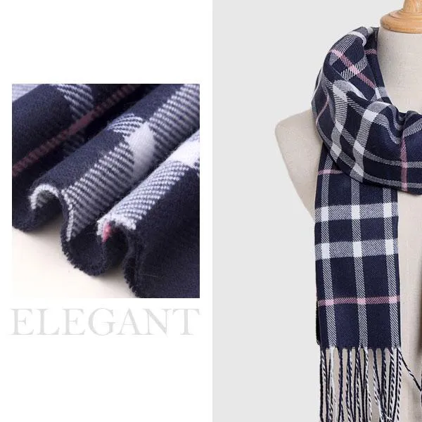 Warm Plaid Scarves