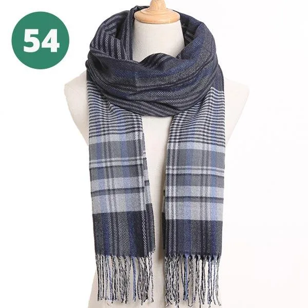 Warm Plaid Scarves