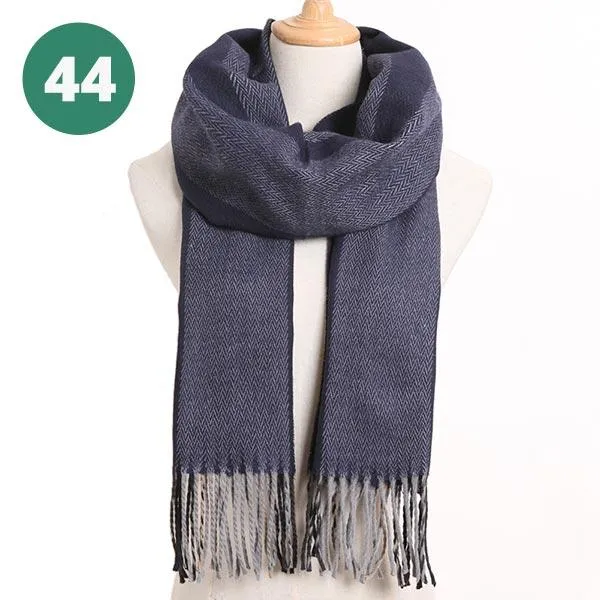 Warm Plaid Scarves