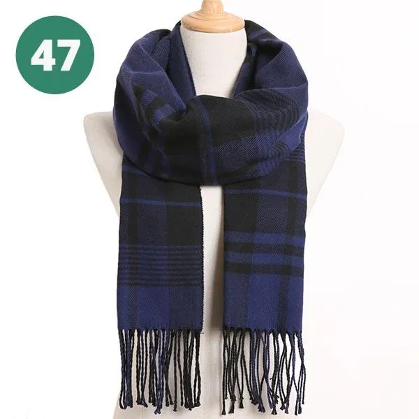Warm Plaid Scarves