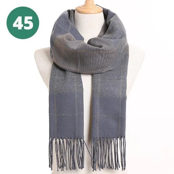 Warm Plaid Scarves