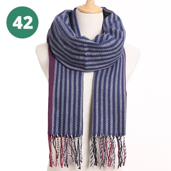 Warm Plaid Scarves