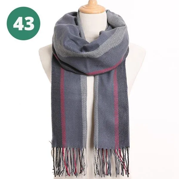 Warm Plaid Scarves