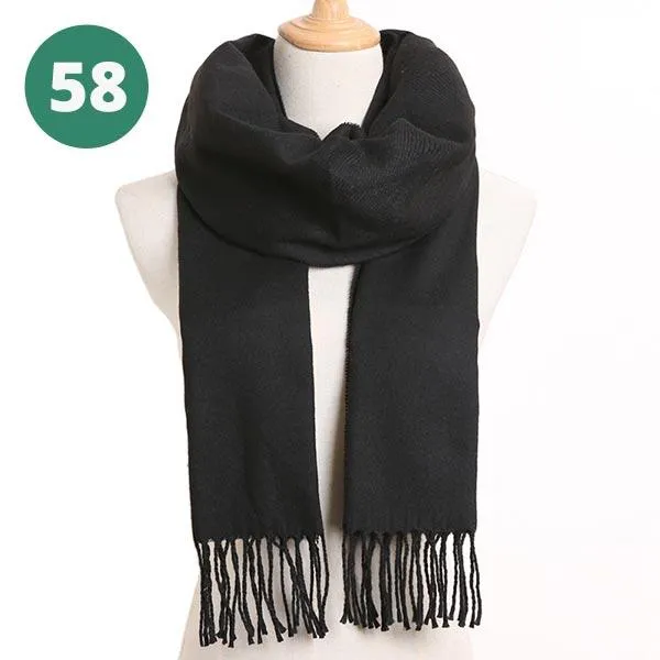 Warm Plaid Scarves