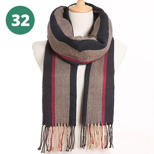 Warm Plaid Scarves