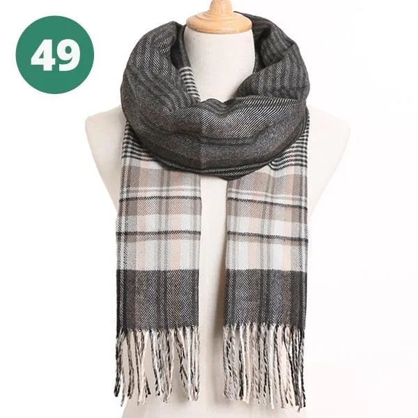 Warm Plaid Scarves