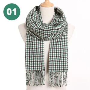 Warm Plaid Scarves