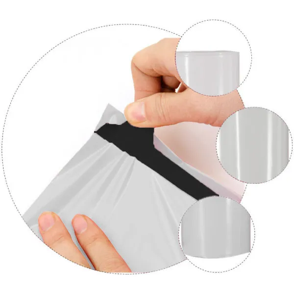 Wholesale 10,000pcs 255mm x 330mm   40mm Poly Mailing Courier Satchels - White