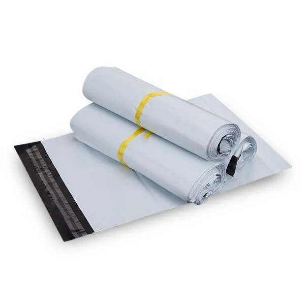 Wholesale 10,000pcs 255mm x 330mm   40mm Poly Mailing Courier Satchels - White