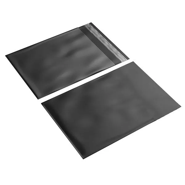 Wholesale 10,000pcs 310mm x 405mm   45mm Poly Mailing Courier Satchels - Black