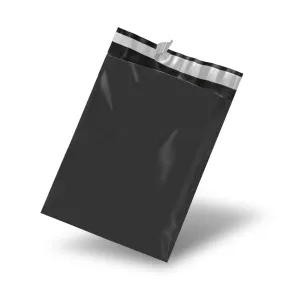 Wholesale 10,000pcs 310mm x 405mm   45mm Poly Mailing Courier Satchels - Black
