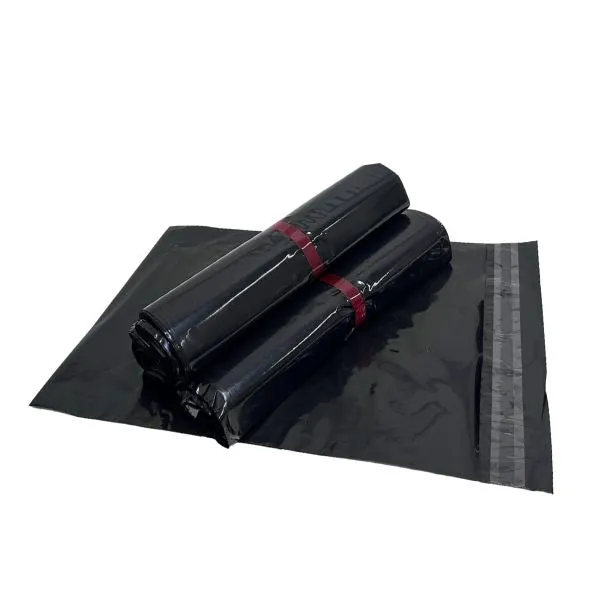 Wholesale 10,000pcs 310mm x 405mm   45mm Poly Mailing Courier Satchels - Black