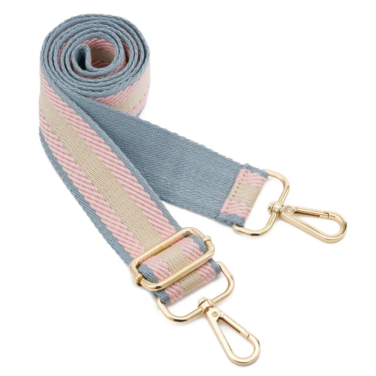 Wide Shoulder Strap Adjustable Replacement Belt Guitar Style Crossbody Bag Handbag Strap Multicolor Canvas Straps（Wide:1.4in，Long:49.2in）