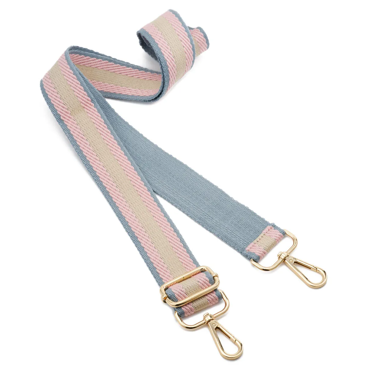 Wide Shoulder Strap Adjustable Replacement Belt Guitar Style Crossbody Bag Handbag Strap Multicolor Canvas Straps（Wide:1.4in，Long:49.2in）