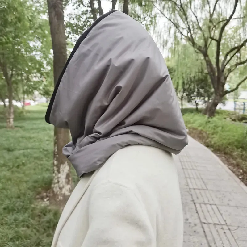 Windbreaker Puffer Infinity Scarf