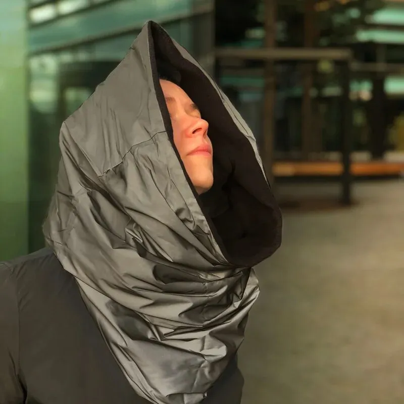 Windbreaker Puffer Infinity Scarf