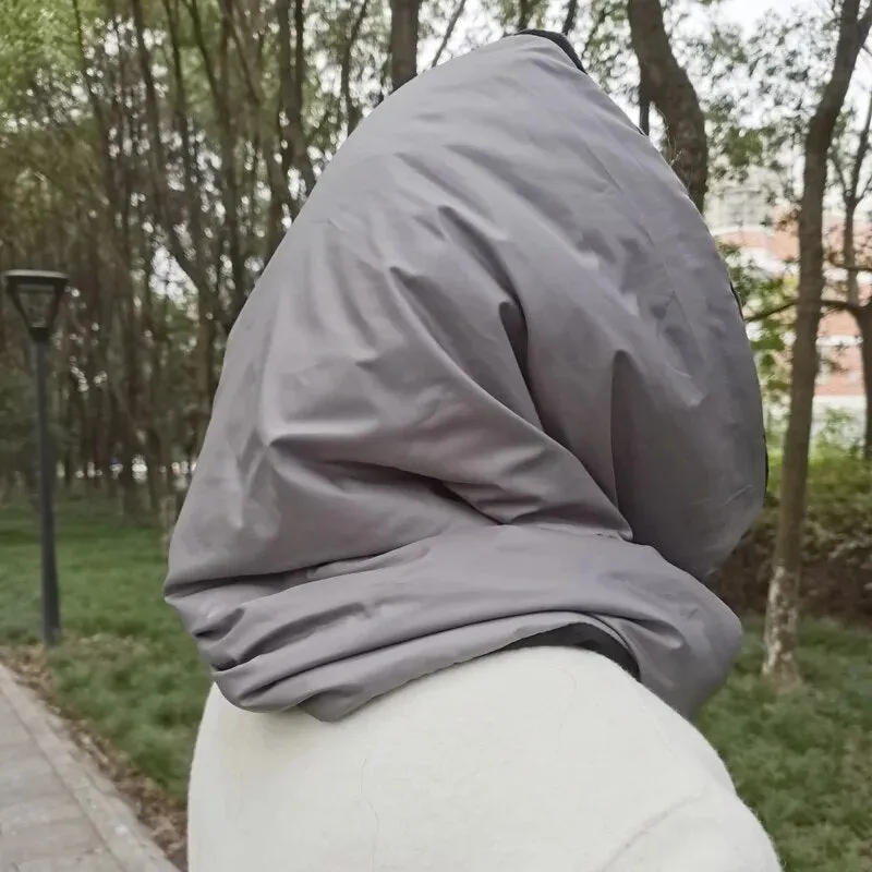 Windbreaker Puffer Infinity Scarf