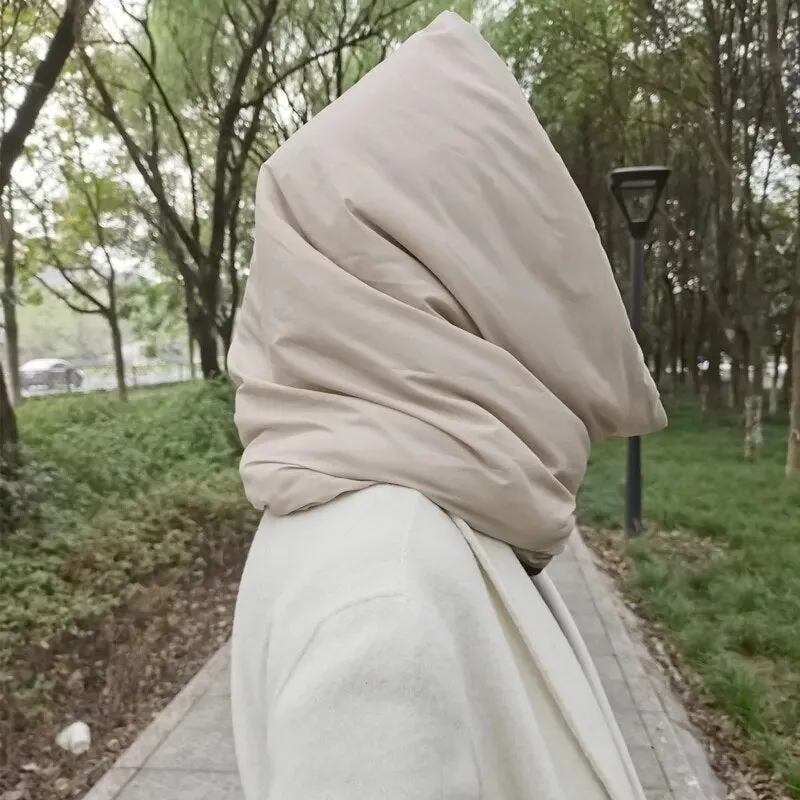Windbreaker Puffer Infinity Scarf