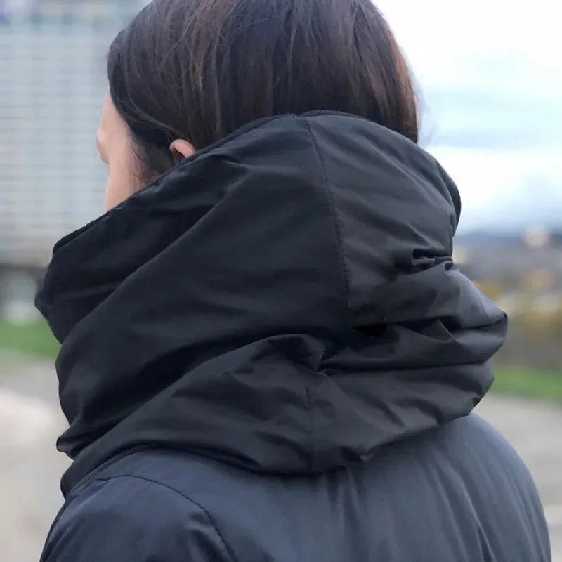 Windbreaker Puffer Infinity Scarf