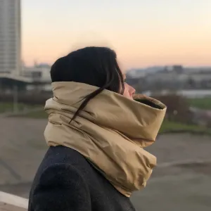 Windbreaker Puffer Infinity Scarf