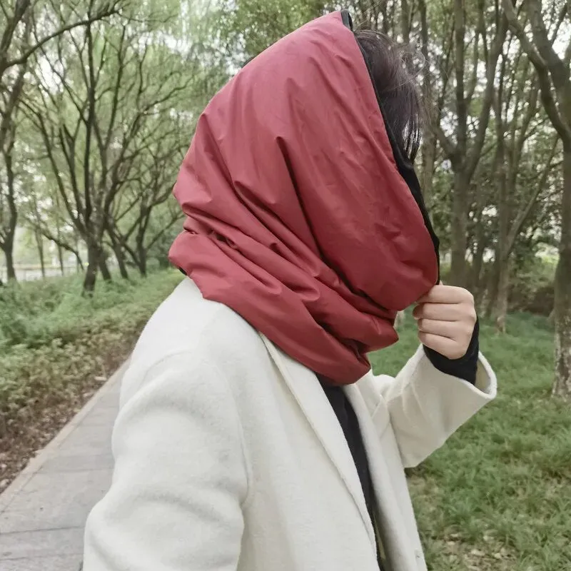 Windbreaker Puffer Infinity Scarf