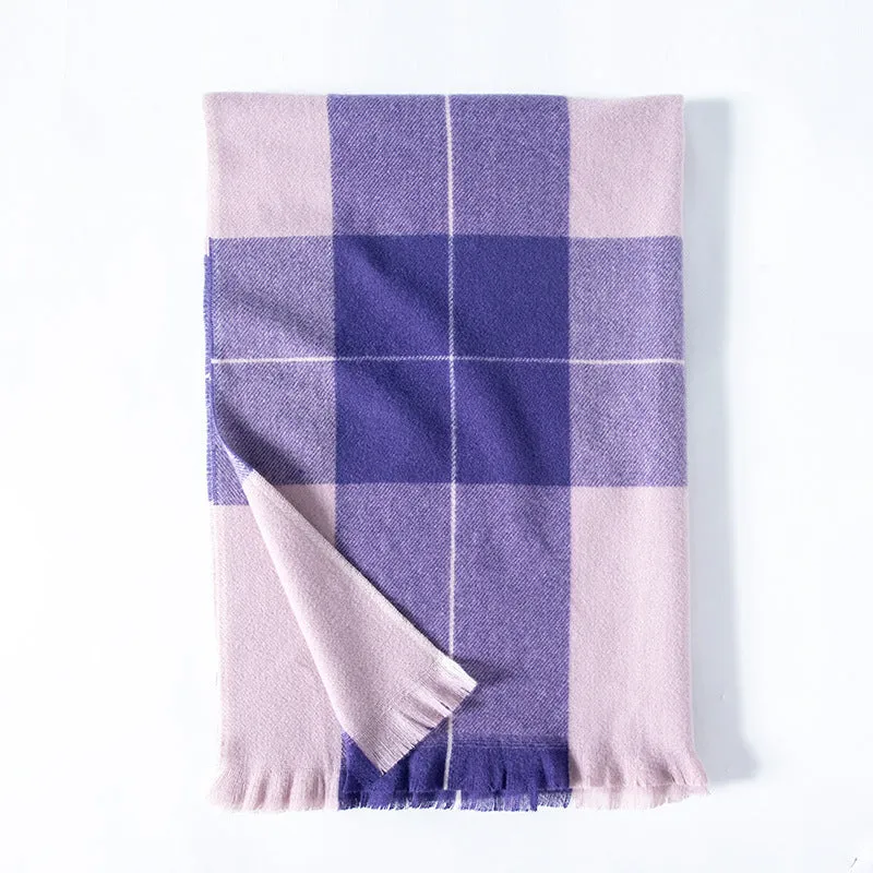 Winter Artificial Cashmere Shawl Women's Fashion Thick Warm Scarf