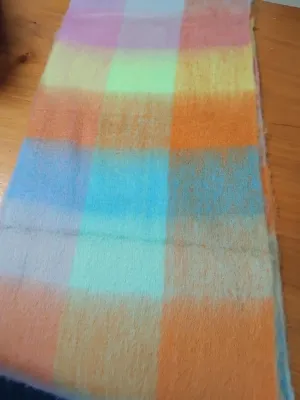 Winter Check Long Tassel Scarf ~ Sal