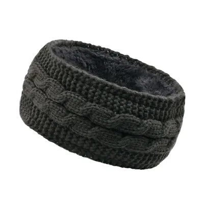 Winter Ear Headband Fleece Lined Soft Stretch for Women Gifts