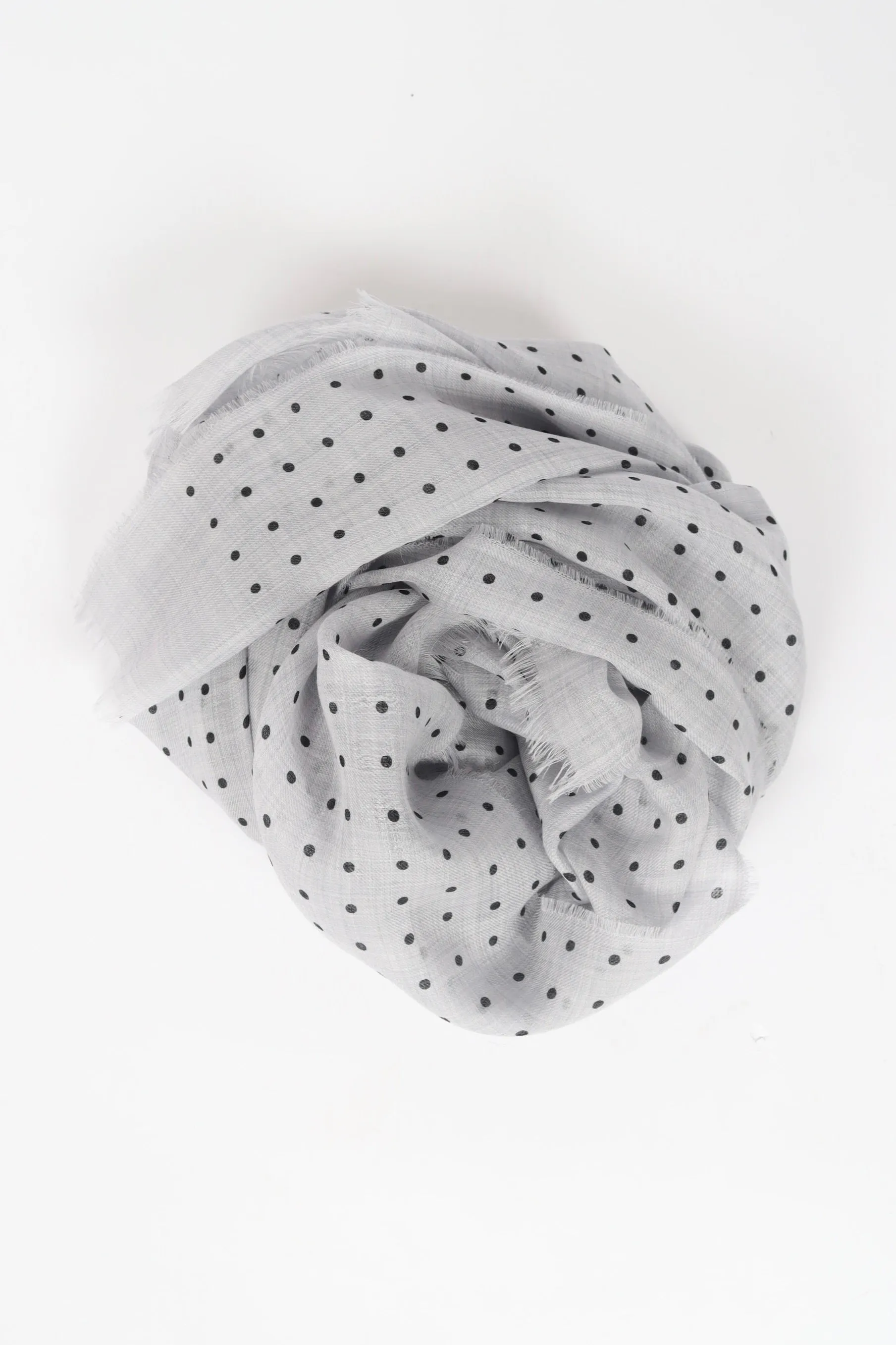 Wispy Hanover Scarf - Silver Black