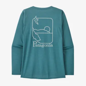 Women's Long-Sleeved Capilene® Cool Daily Graphic Shirt - Waters