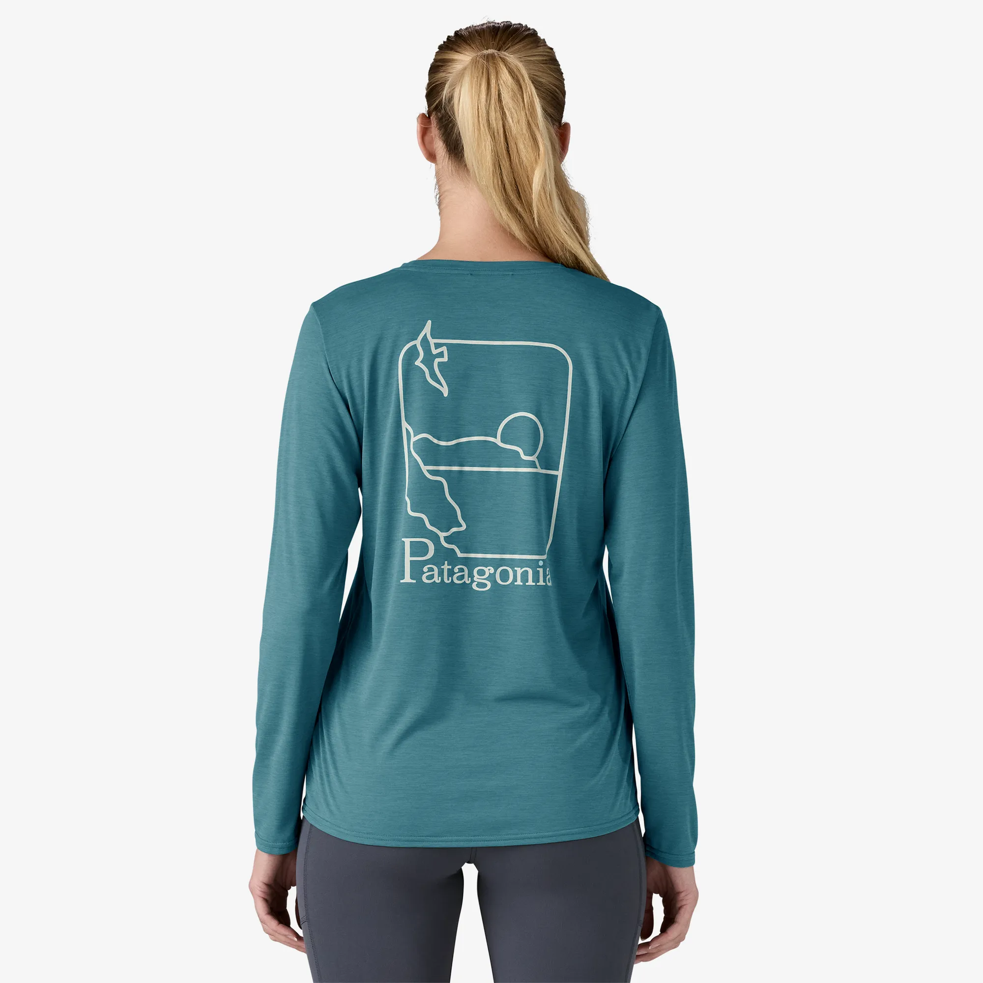 Women's Long-Sleeved Capilene® Cool Daily Graphic Shirt - Waters