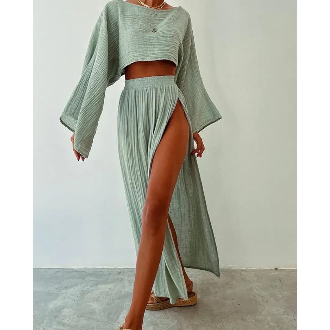 Women's Summer Beach Two Piece Set | Coord