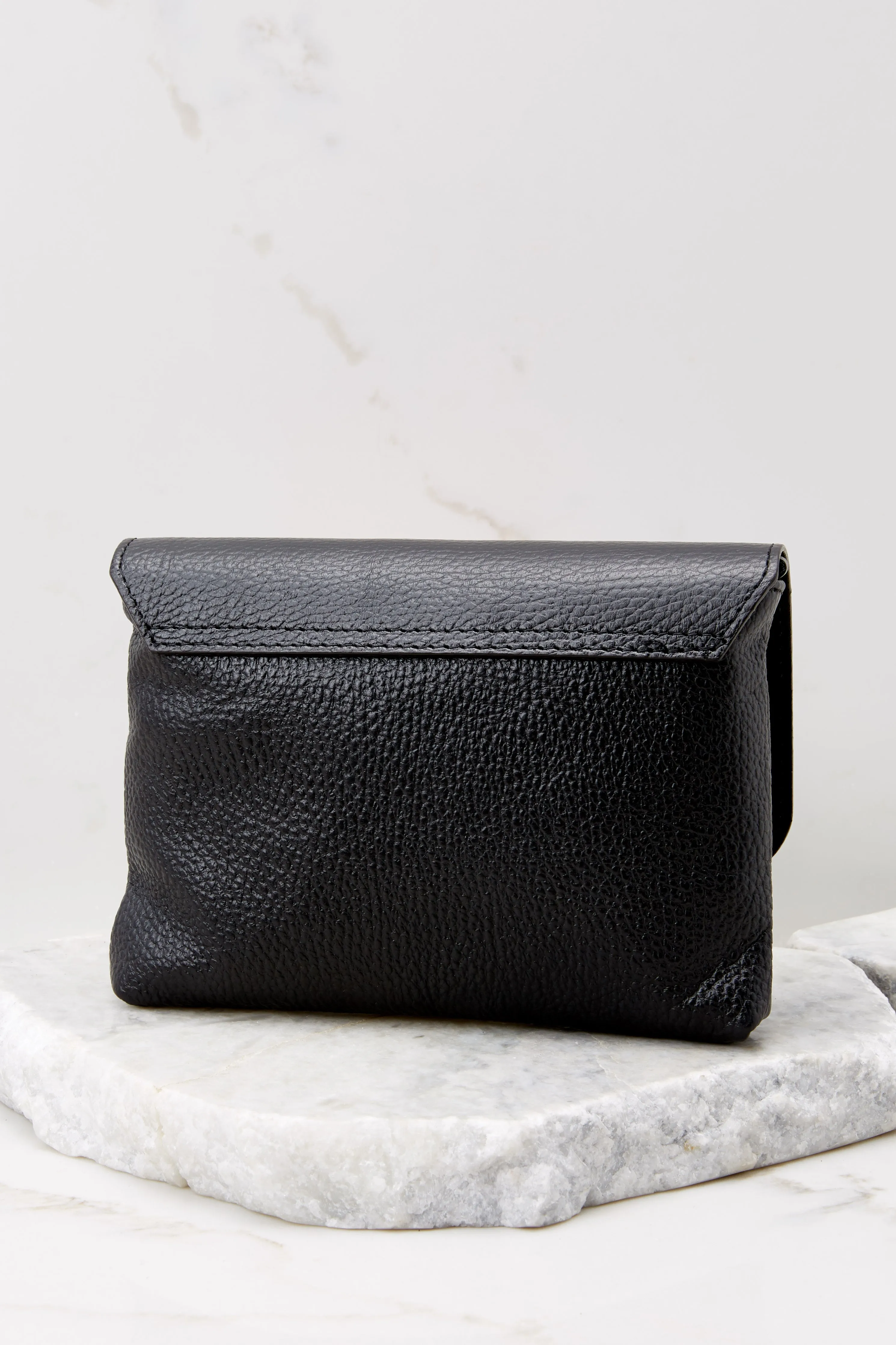 Work Smarter Black Leather Bag