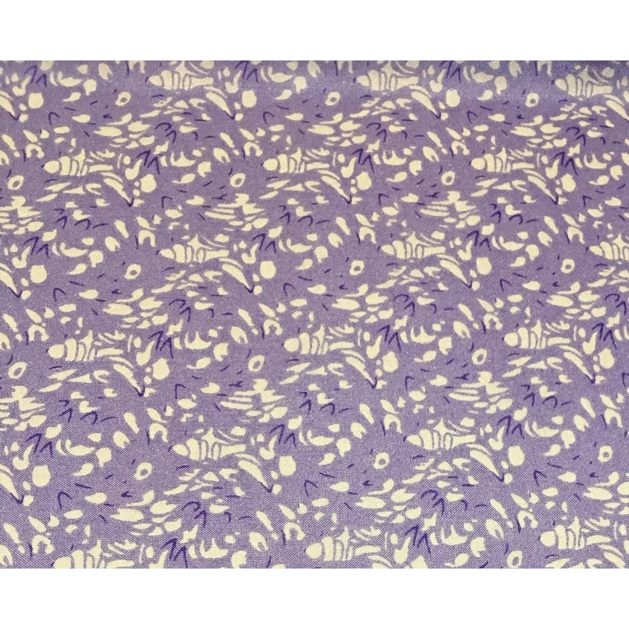 Wyoming Traders Lavender Frontier Calico Silk Scarf