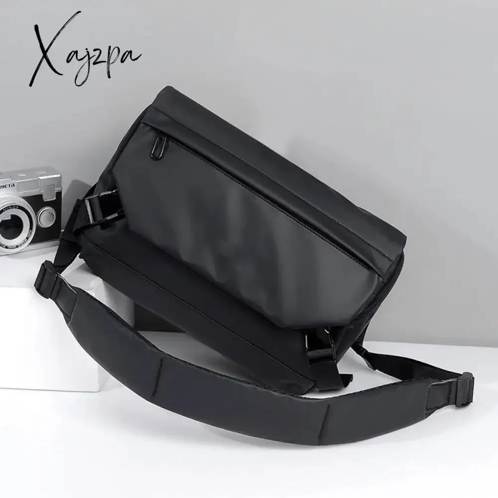 Xajzpa - Fashion Men Shoulder Crossbody Bag Nylon Cloth Messenger Bags for Man 2023 Male Designer Handbags Sports Travel Cross Satchel